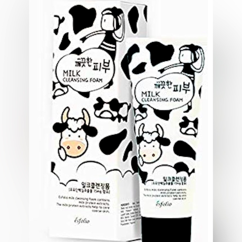 Esfolio Milk Cleansing Foam is a skincare product designed for all skin types.